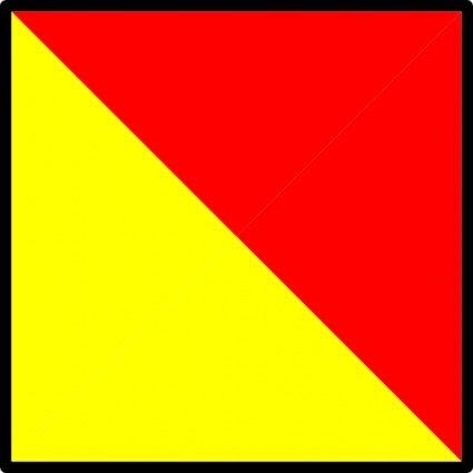 425x425 Nautical Flag Clip Art