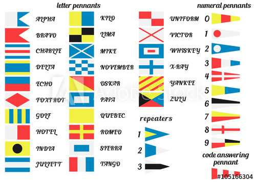 500x357 Nautical Flags