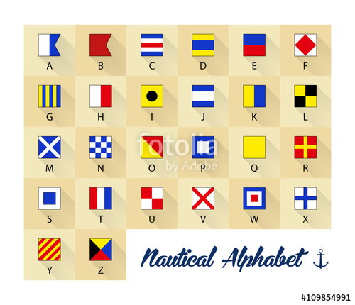 500x430 Nautical Flags Alphabet Stock Image And Royalty Free Vector Files