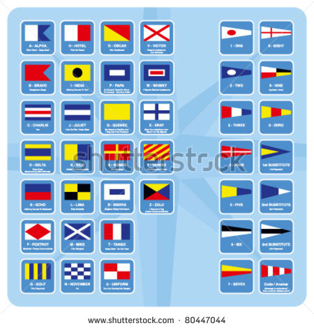 450x470 Sailing Flags Clipart