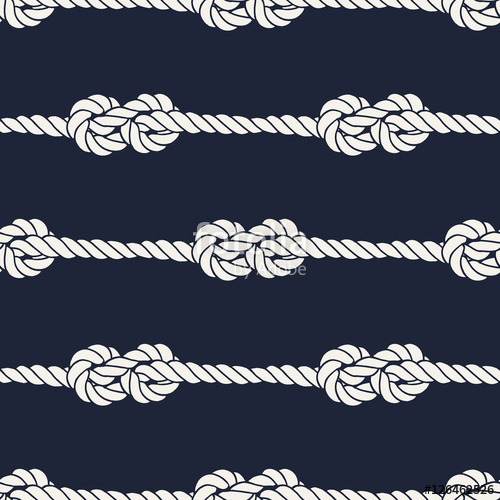 500x500 Seamless Nautical Rope Pattern
