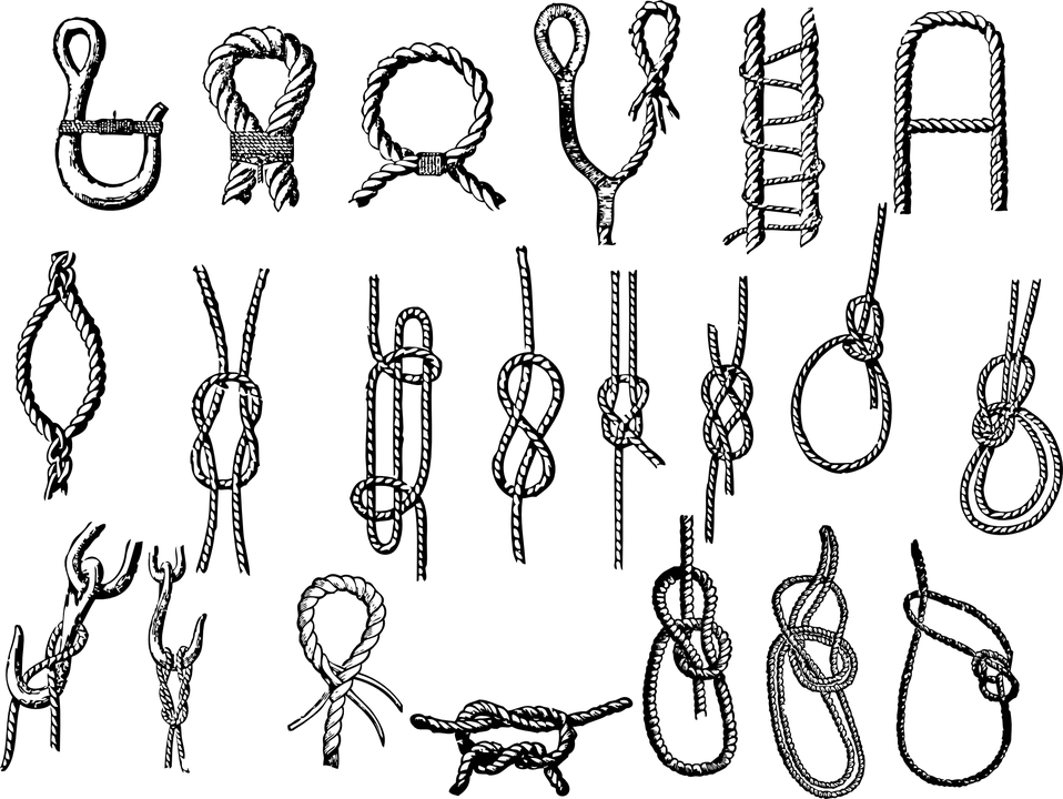 958x720 Nautical Rope Vector