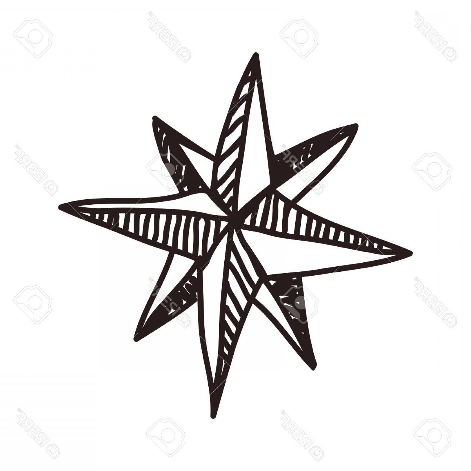 1560x1560 Photostock Vector Cardinal Points Star Vector Icon Illustration