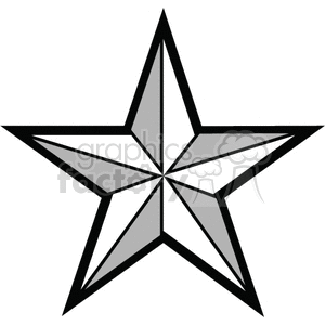 300x300 Royalty Free Bold Nautical Star 376972 Vector Clip Art Image