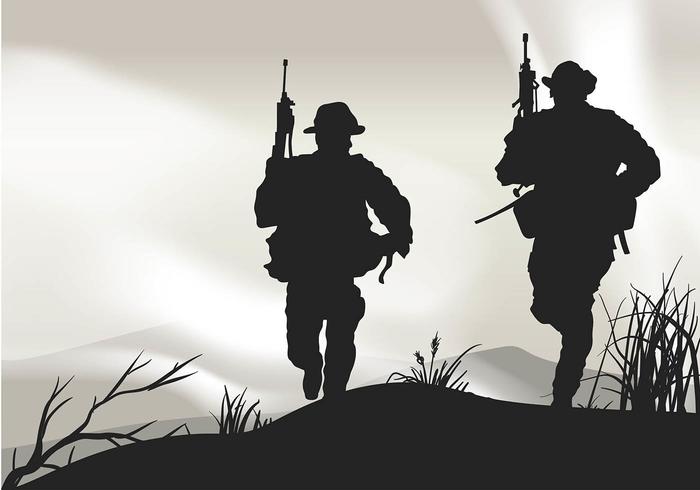 700x490 Navy Seal Silhouette Free Vector