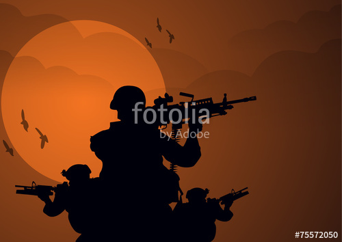 500x354 Navy Seal Silhouette Stock Image And Royalty Free Vector Files On