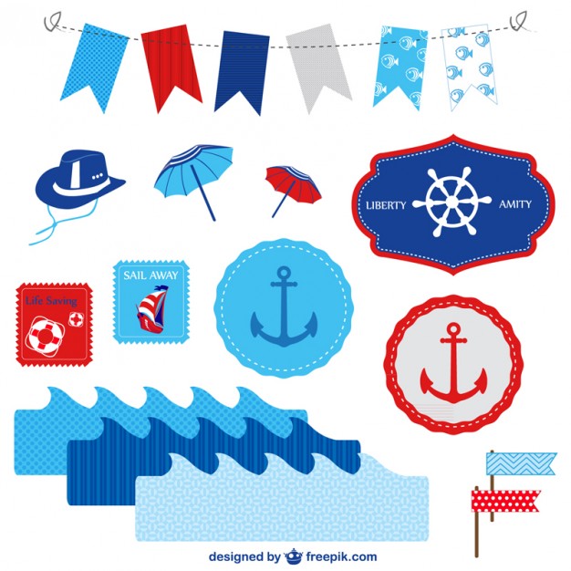 626x626 Navy Labels And Icons Vector Free Download