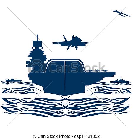 450x470 Navy. Military Aircraft Taking Off From An Aircraft Carrier