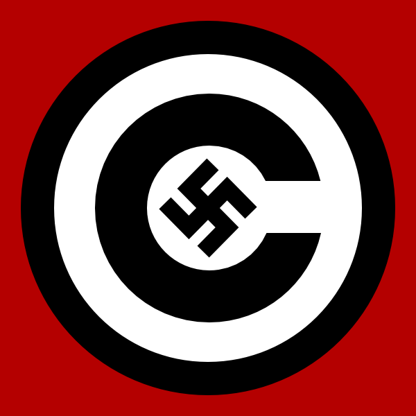 600x600 Copyright With Nazi Symbol Clip Art Free Vector 4vector