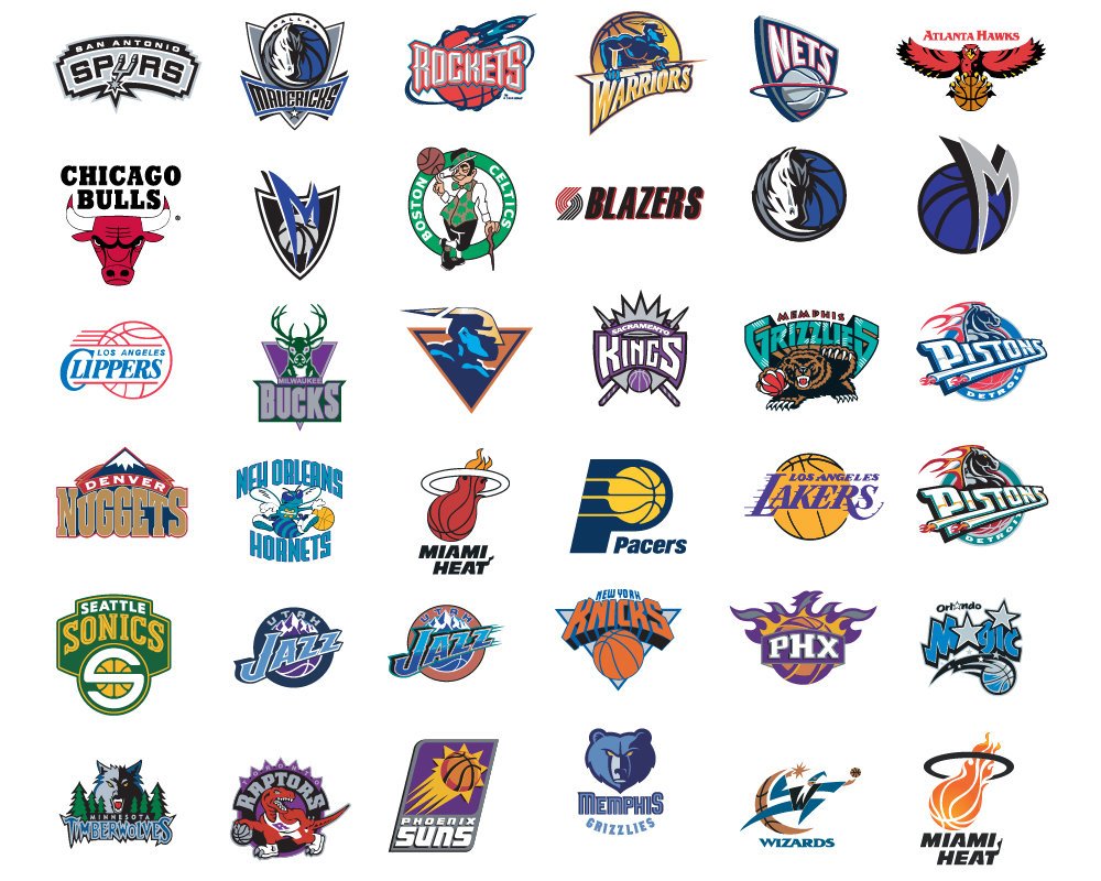 American Basketball Teams Logos | Leticia Camargo