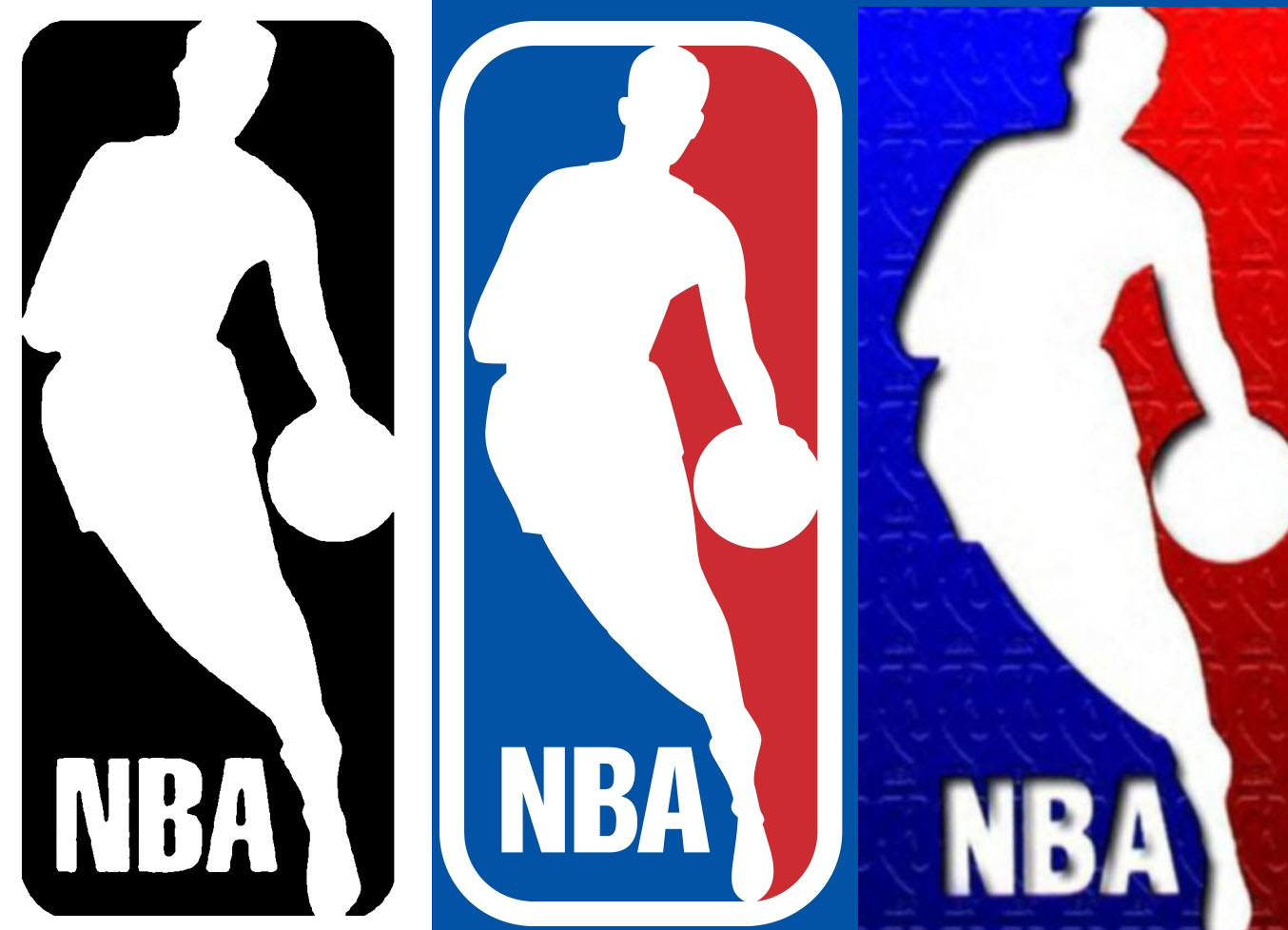 1354x978 Nba Black And White Logos