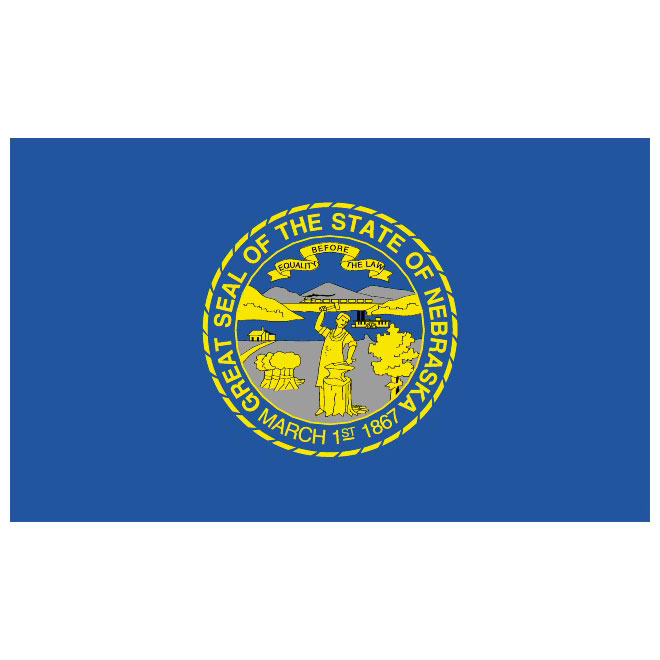 660x660 Nebraska Flag Vector