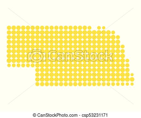 450x379 Map Of Nebraska.