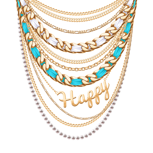 500x500 Jewelry Necklace Design Vector 02 Free Download