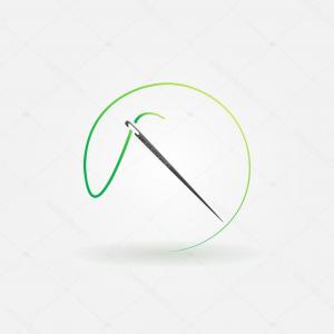 300x300 Vector Illustration Sewing Needle Thread Arenawp