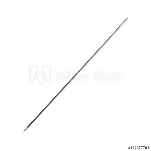 500x500 Sewing Needle Vector Illustration