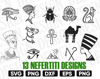 340x270 Nefertiti Vector Etsy