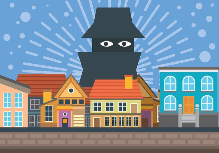 700x490 Neighborhood Watch Vector Background
