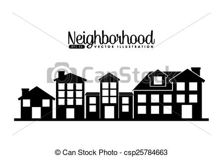 450x317 Welcome Neighborhood Design, Vector Illustration Eps10 Graphic .