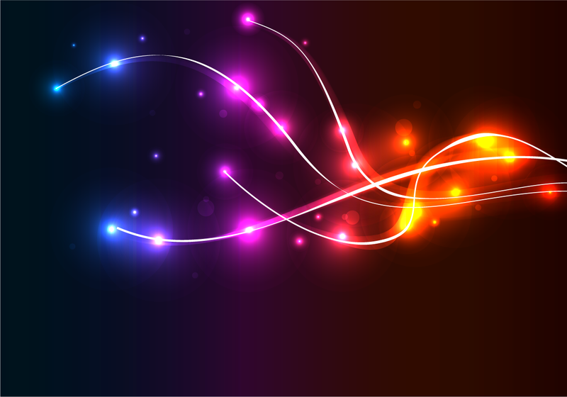 800x560 Neon Wave Vector