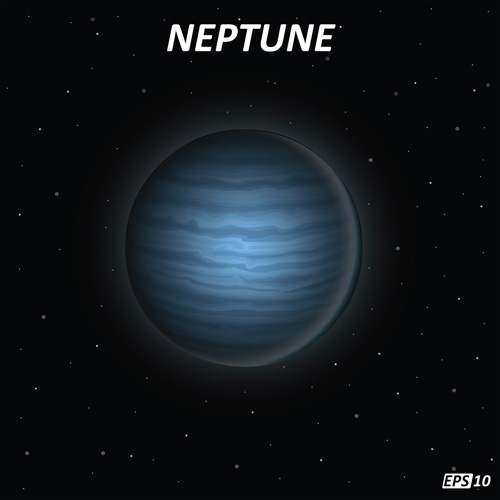 500x500 Neptune Art Background Vector Free Download