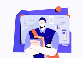 286x200 Nerd Free Vector Art