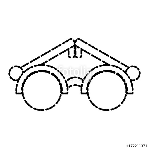 500x500 Nerd Glasses Symbol Icon Vector Illustration Graphic Design Stock