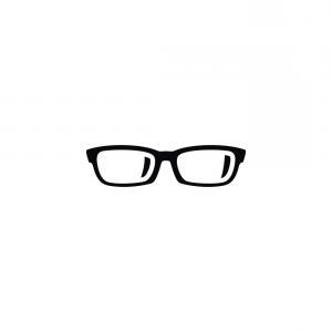 300x300 Geek Girl With Round Frame Glasses Vector Lazttweet