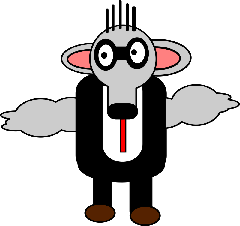 800x753 Nerd Elephant Free Vector 4vector