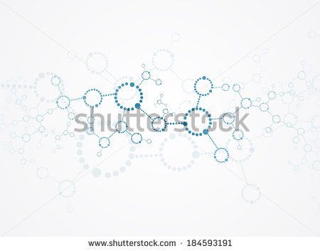 450x353 Molecules Concept Of Neurons And Nervous System Vector