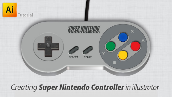 600x340 Illustrator Tutorial How To Create A Realistic Nintendo