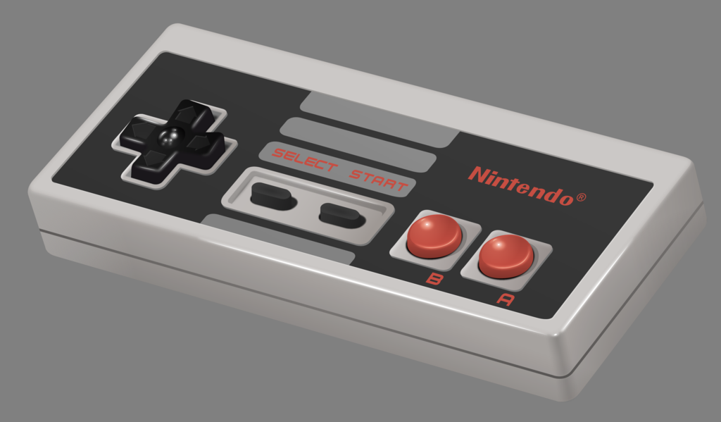 1024x599 Nes Controller Vector By Sirmaximillion