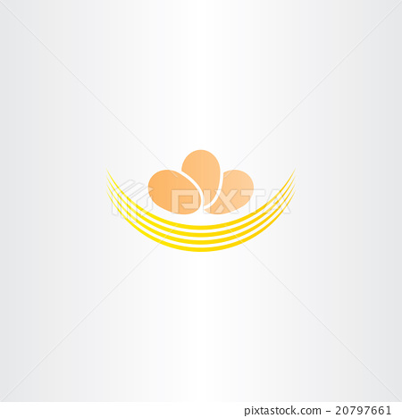 450x468 Eggs In Nest Vector Logo Icon Sign