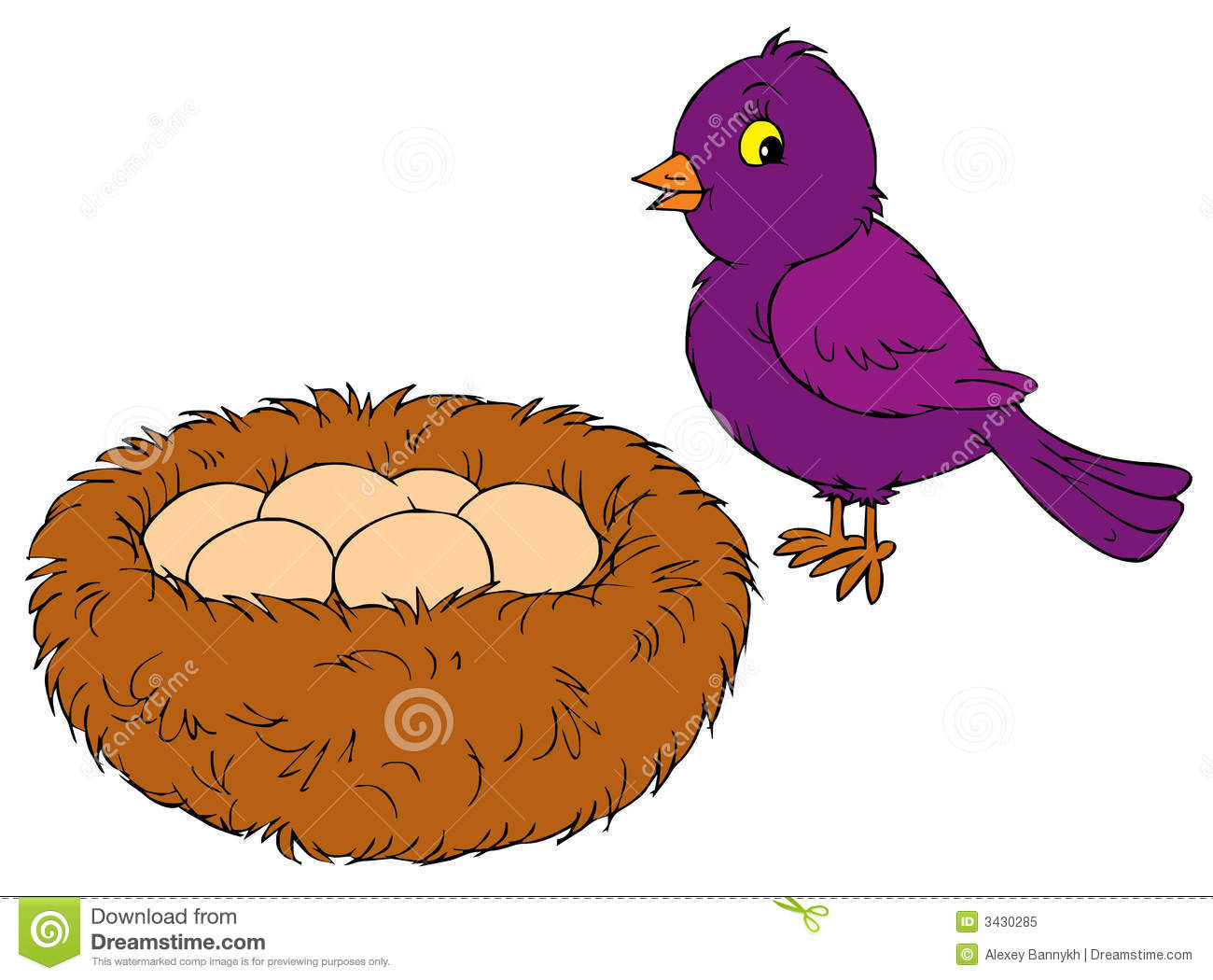 1300x1050 Bird Nest Vector Clip Art Id 45317 Clipart Pictures