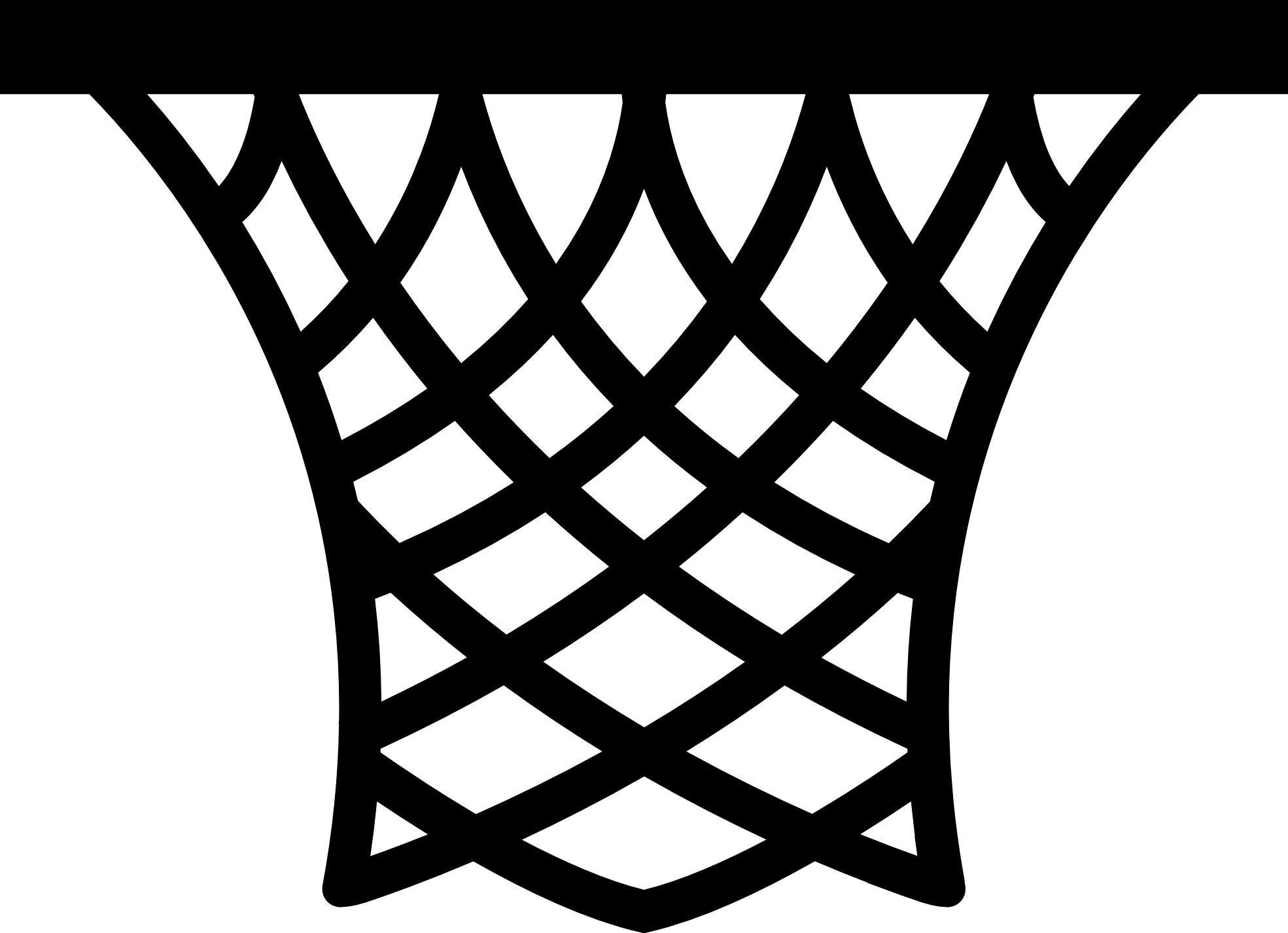 1969x1426 Basketball Net Vector Clipart Panda