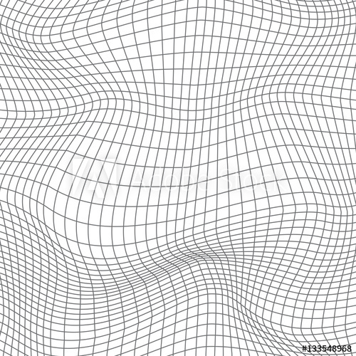 500x500 Black Waves Lines, Abstraction Composition, Volume Surface, Vector