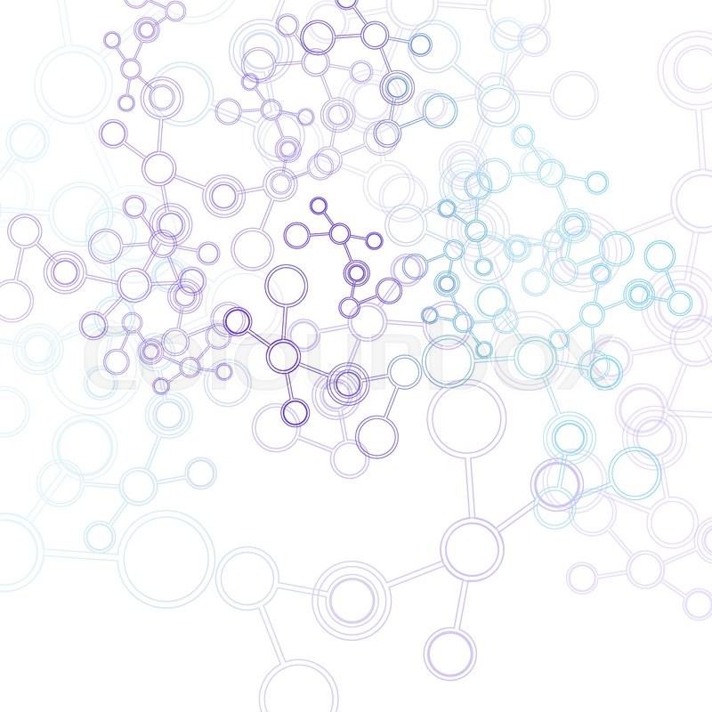 800x800 Vector Network Background For Presentation. Connect Concept