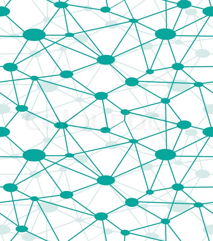 708x800 Neuron Net, Vector Icon Web. Diagram Net, Network System. Seamless