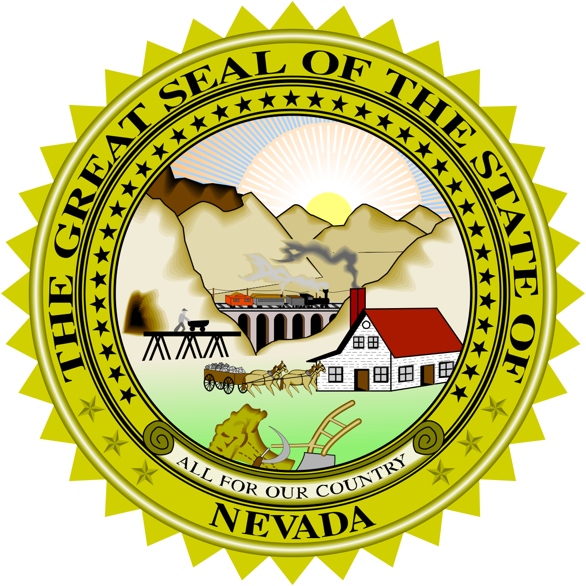 1200x1200 Seal Of Nevada