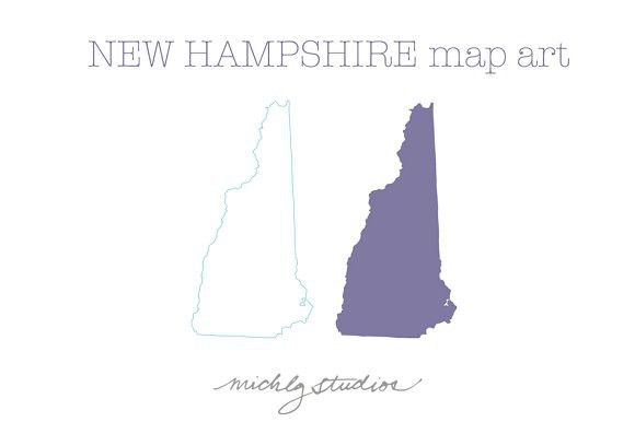 580x386 New Hampshire Vector Amp Png Map Art
