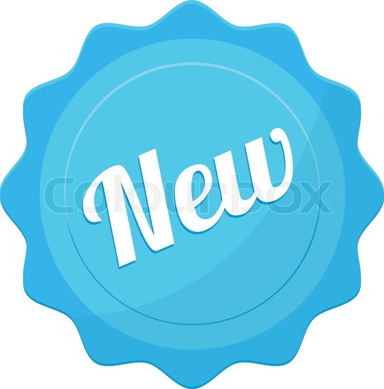 788x800 Vector New Badge Flat Icon Stock Vector Colourbox