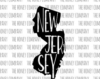 340x270 New Jersey Cut File Etsy