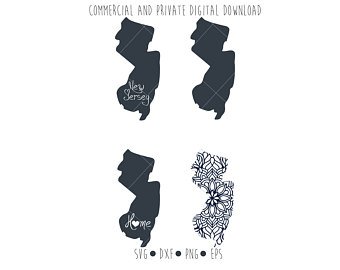 340x270 New Jersey Vector Etsy