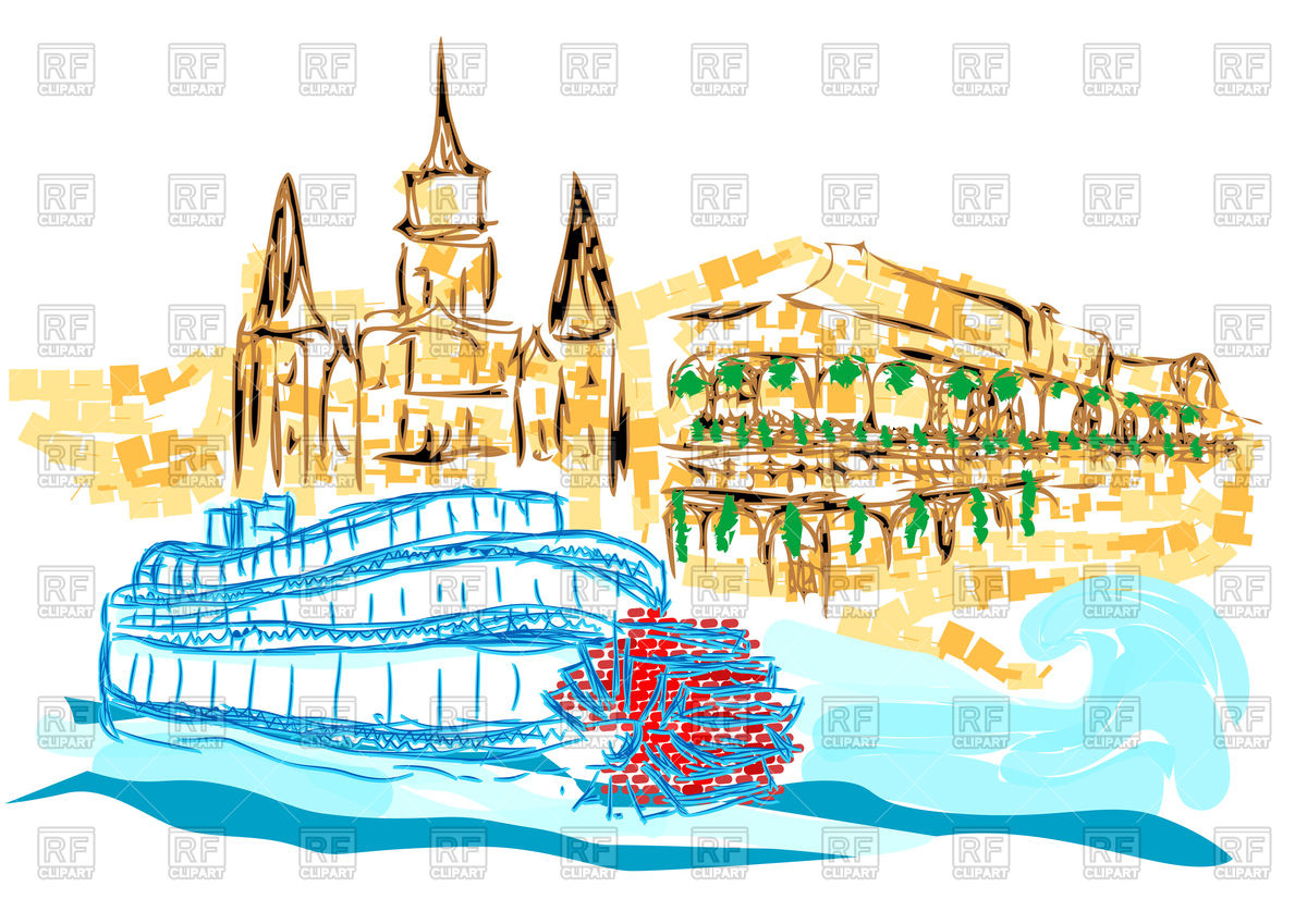 1200x849 New Orleans Background Vector Image Vector Artwork Of Travel