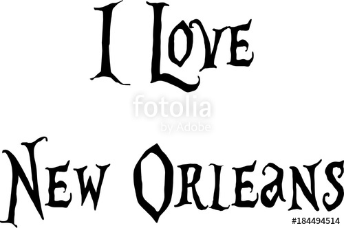 500x332 I Love New Orleans Text Illustration Stock Image And Royalty Free
