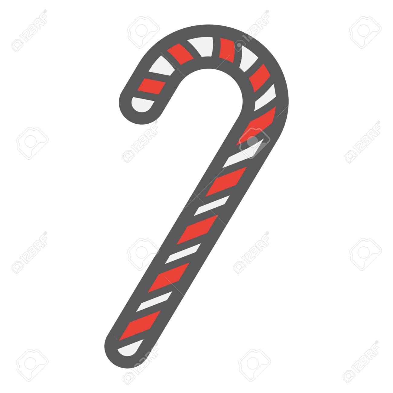 1300x1300 90056124 Christmas Candy Cane Filled Outline Icon New Year And