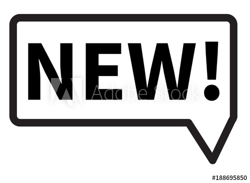 500x366 New Icon On White Background. New Sign. Flat Style. New Icon