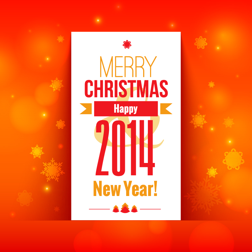 801x801 Christmas Snowflake Background 2014 Happy New Year Vector Free