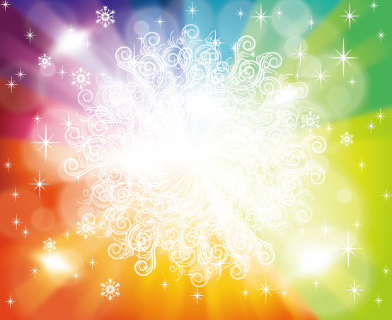 554x453 Colorful New Year Free Vector