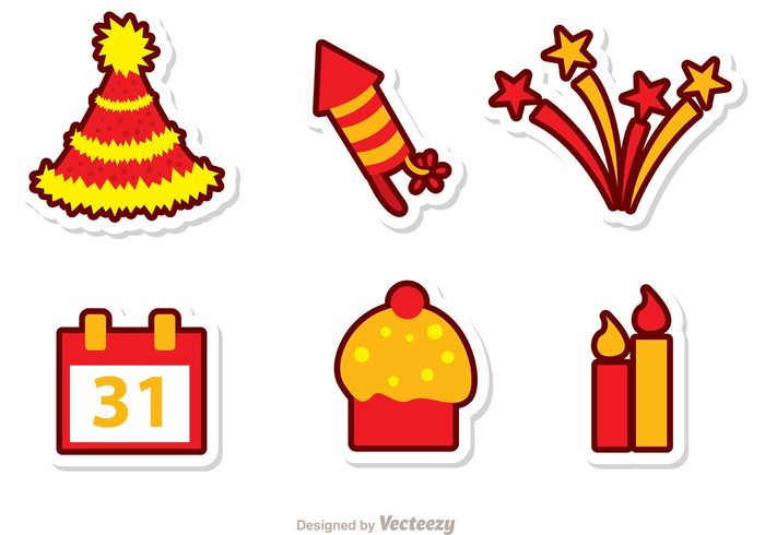700x490 Happy New Years Eve Vectors Pack 2
